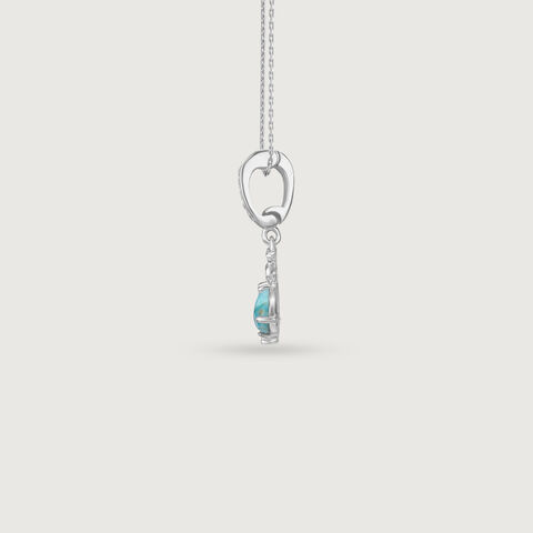 Whimsical Flutter Silver Pendant
