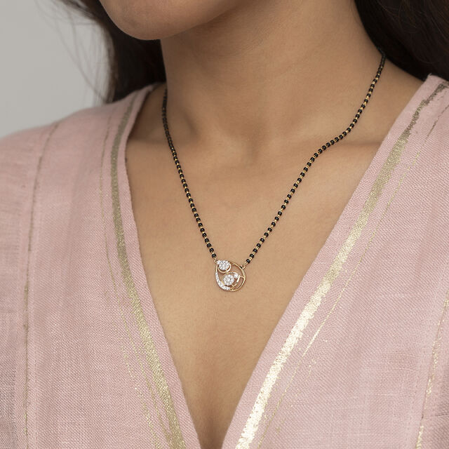 Bonded Forever Gold & Diamond Mangalsutra,,hi-res image number null