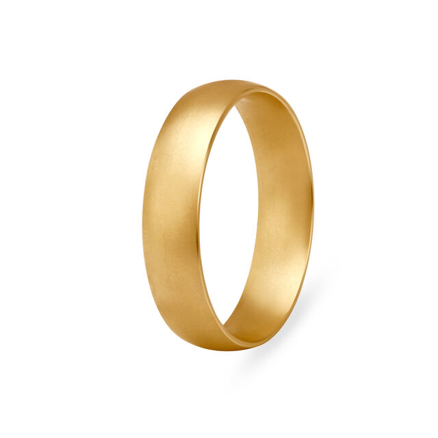 Classy Multifinish Gold Finger Ring for Men,,hi-res view 1