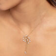 Radiant Blossom Gold & Diamond Necklace,,hi-res view 2