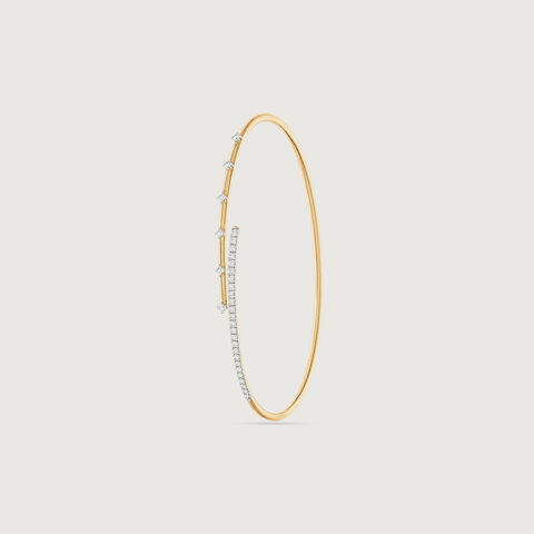 Sleek Balance Diamond Bangle