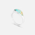 Turquoise Whisper Silver Finger Ring,,hi-res view 4
