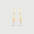 Dainty Blink Diamond Hoop Earrings,,hi-res view 3
