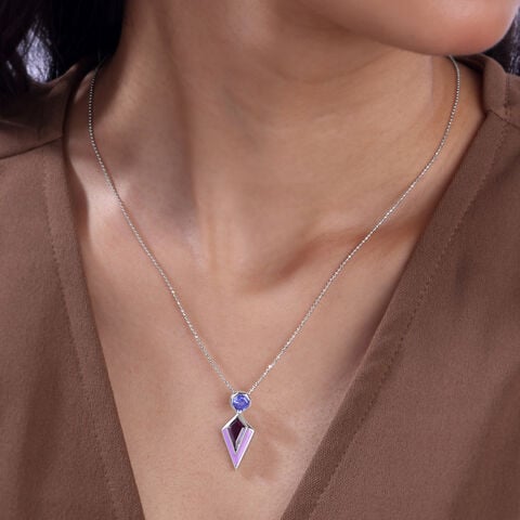 Dreamy Radiance Silver Necklace