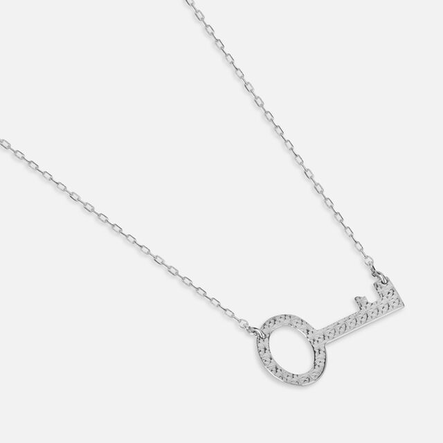 Unlocking Charm Silver Necklace,,hi-res image number null