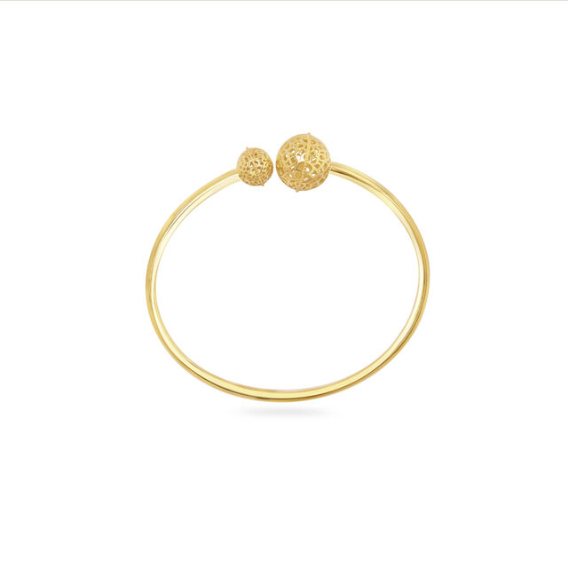 14KT Yellow Gold Sun And Moon Bangle,,hi-res image number null