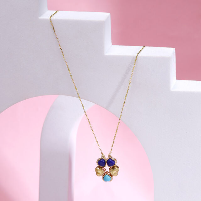 Heart Harmony 18KT Transformable Lapis Lazuli Necklace,,hi-res image number null