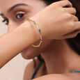Twilight Whirl 14KT London Blue Topaz Bangle,,hi-res view 2