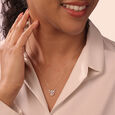 Whimsical Wings 14 Kt Gold & Gemstone Pendant with Chain,,hi-res view 2