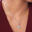 Whimsical Flutter Silver Pendant,,hi-res view 2