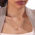 Enchanted Radiance Pearl & Diamond Necklace,,hi-res view 2