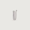 Edgy Linear Silver Nose Pin,,hi-res view 3