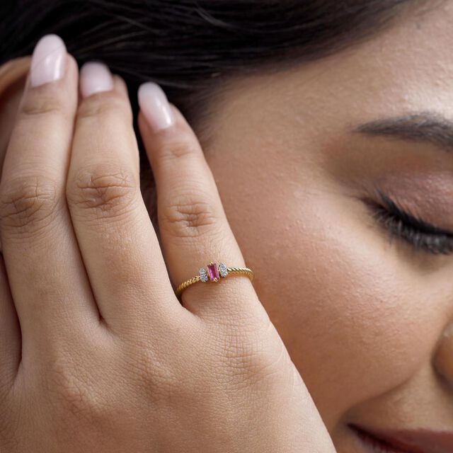 Crimson Poise Diamond Ring,,hi-res image number null