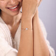 14KT Gemini Birthstone Yellow Gold Bracelet,,hi-res view 2