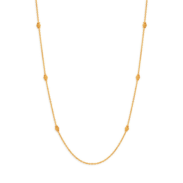 22KT Yellow Gold Urbane Elements Accentuate Revel Worthy Chain,,hi-res image number null