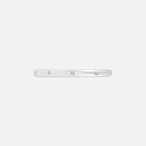 Chic Minimalist Silver Ring