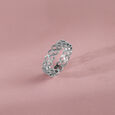 Looped Luxe Silver Ring,,hi-res view 1
