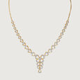Delicate Bowtie Gold & Diamond Necklace,,hi-res view 3