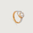 Cosmic Embrace Gold & Diamond Finger Ring,,hi-res view 3