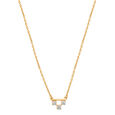 14KT Trilogy Brilliance Diamond Necklace,,hi-res view 2