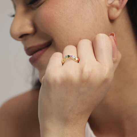 Navratna Aura Diamond Ring alternate view 1