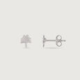 Playful Bloom Silver Earrings,,hi-res view 4