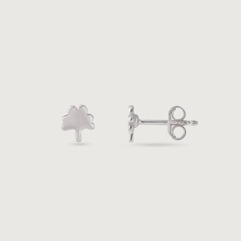 Playful Bloom Silver Earrings