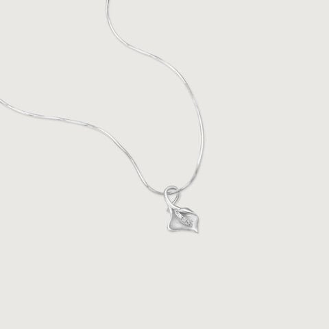 Soft Flow Silver Pendant