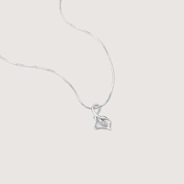 Soft Flow Silver Pendant,,hi-res image number null