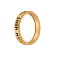 Mamma Mia 14KT Yellow Gold Here For U Ring,,hi-res view 1