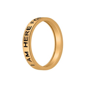 Mamma Mia 14KT Yellow Gold Here For U Ring