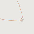 Dazzling Wave Gold & Diamond Necklace,,hi-res view 4