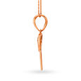 14KT Rose Gold Key Pendant,,hi-res view 2