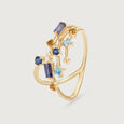 Nebula's Glow Blue Topaz 14KT Finger Ring,,hi-res view 3