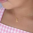 Blessed Om Gold Pendant,,hi-res view 2