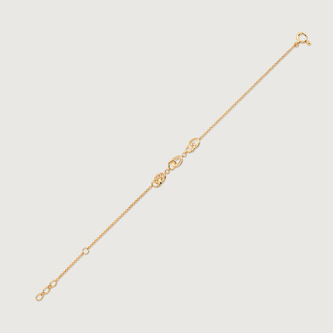 Interwoven Harmony Gold Bracelet