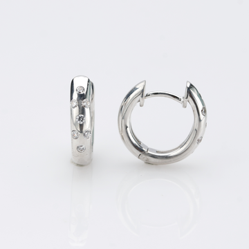 92.5 Silver Hoop Earrings For Everyday Wear