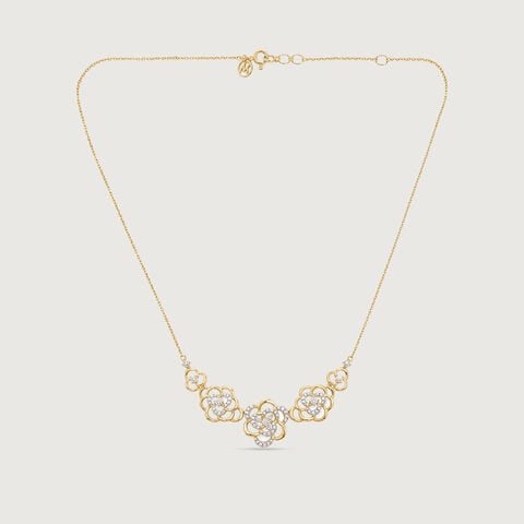 Blossoming Balance Diamond Necklace