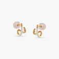 Crossing Light Diamond Stud Earrings,,hi-res view 1