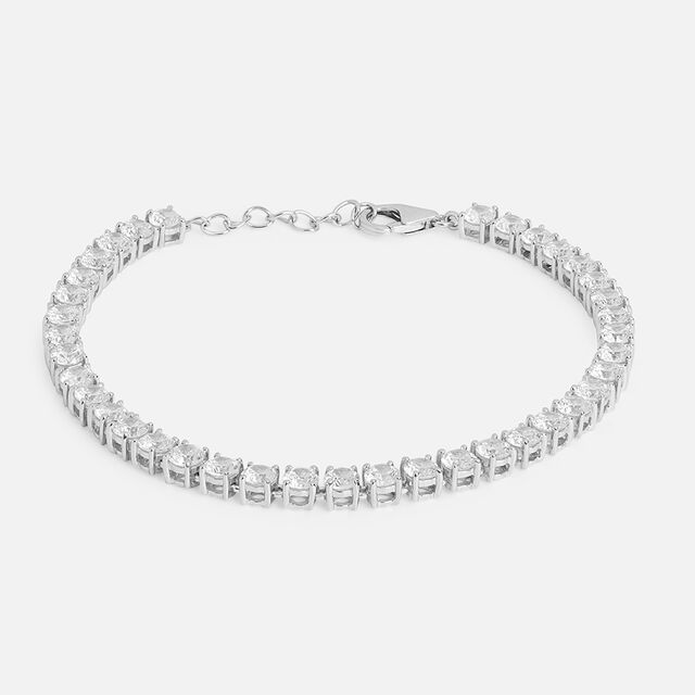 Blinged Beauty Silver Bracelet,,hi-res image number null