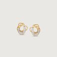 Radiant Orbit Diamond Stud Earrings,,hi-res view 3