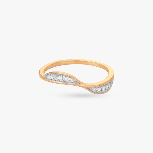 Sculpted Curve Diamond Ring,,hi-res image number null