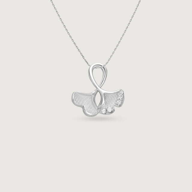 Elegant Curve Silver Pendant,,hi-res image number null