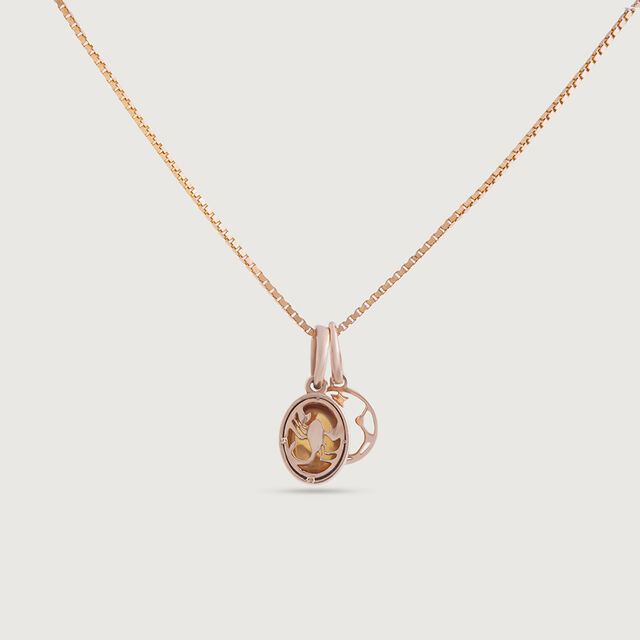 Delicate Celestial Rose Gold Pendant,,hi-res image number null