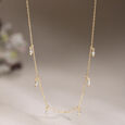 Radiant Droplets Diamond Necklace,,hi-res view 1