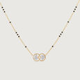 Infinite Union Gold and Diamond Mangalsutra,,hi-res view 3