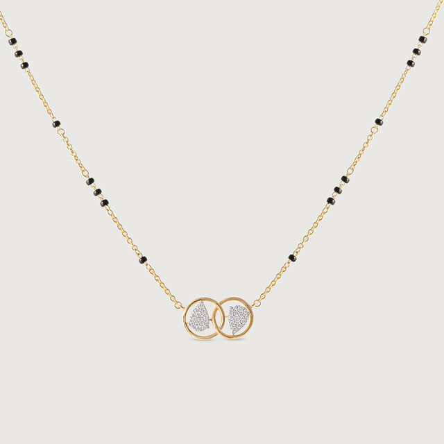 Infinite Union Gold and Diamond Mangalsutra,,hi-res image number null