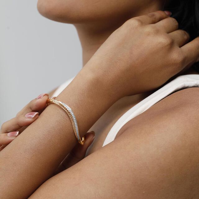 Timeless Twist Diamond Bangle,,hi-res image number null