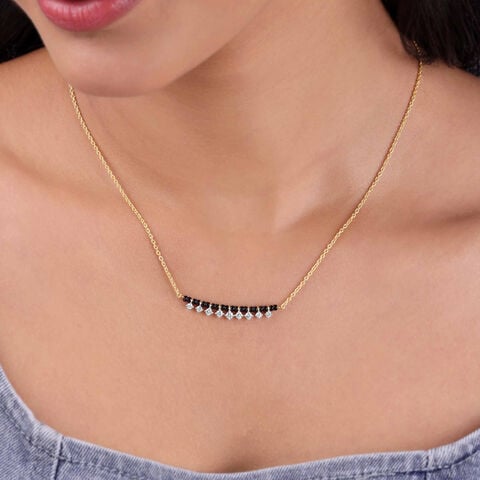 Delicate Dancing Diamond Mangalsutra