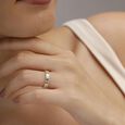 Radiant Unity Diamond Ring,,hi-res view 2